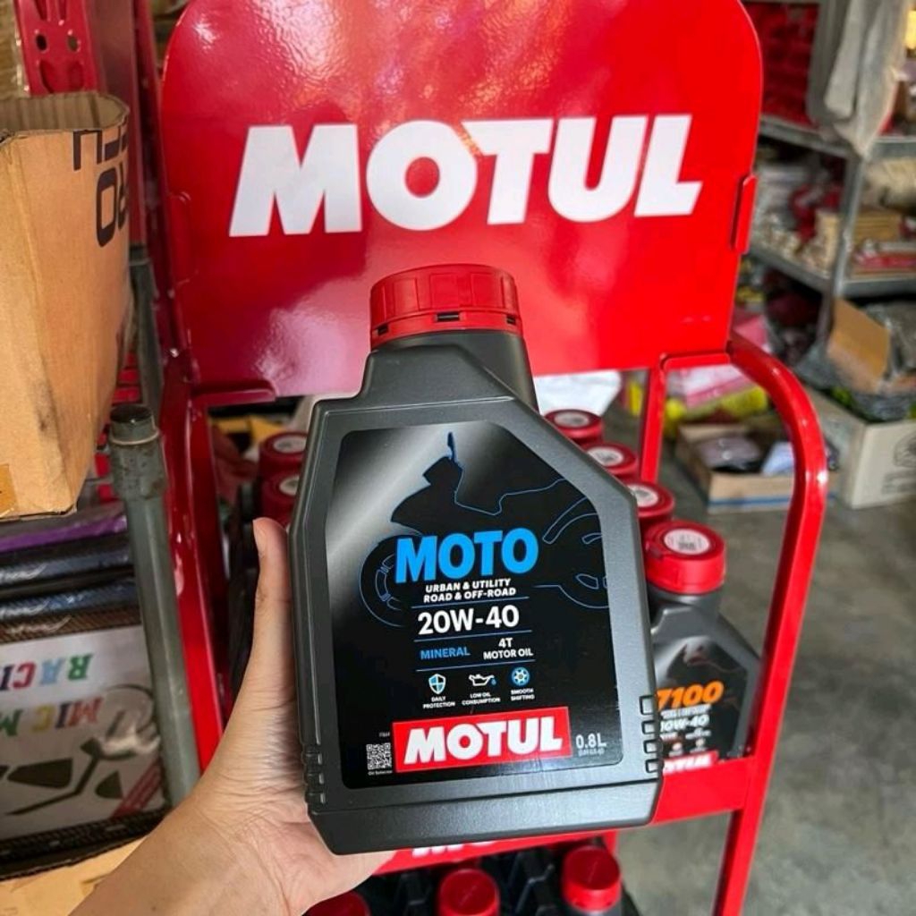 Motul น้ำมันเครื่อง Moto 4T 20W-40 API SG JASO MA2 0.8L มอเตอร์ไซค์ทุกรุ่น คุณภาพสูงทนทาน Motorcycle รูปที่ 4