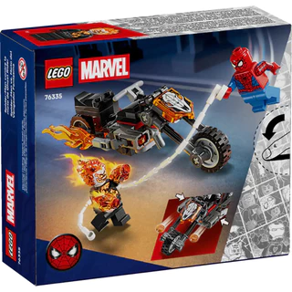 (ส่งด่วนภายในวันได้) Lego Marvel 76335 Spider-Man vs. Ghost Rider Motorcycle