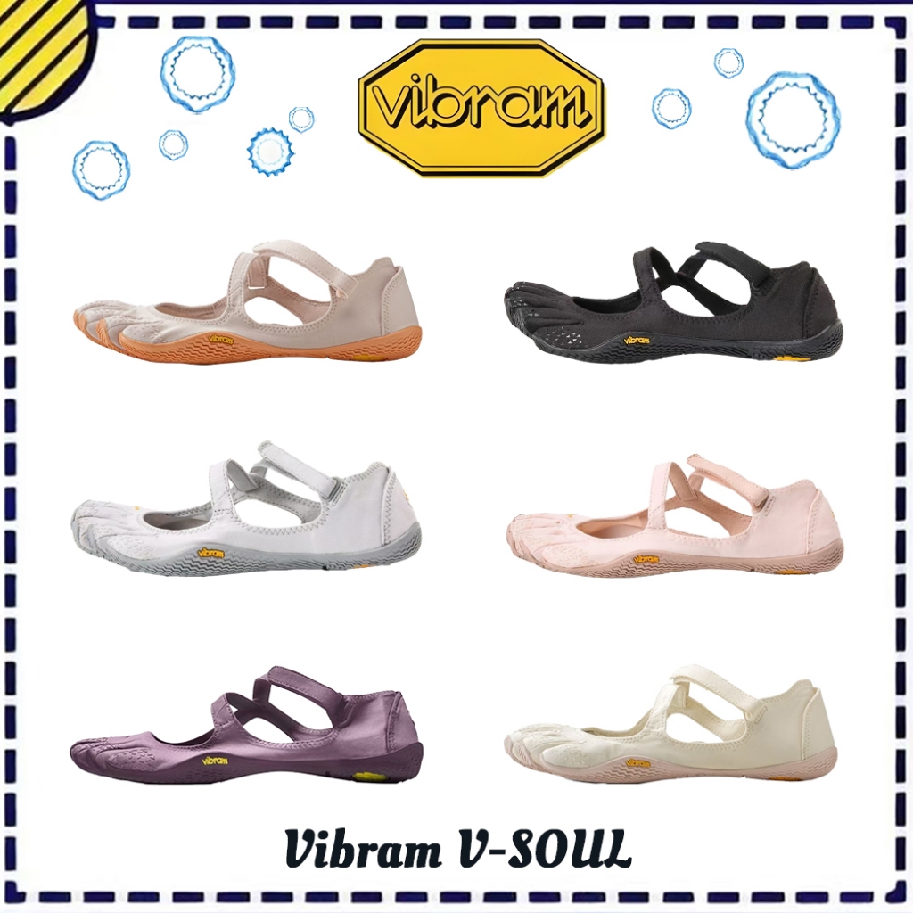 รองเท้าออกกำลังกาย Vibram V-SOUL รองเท้ายิมและโยคะพื้นนิ่มสำหรับผู้หญิง