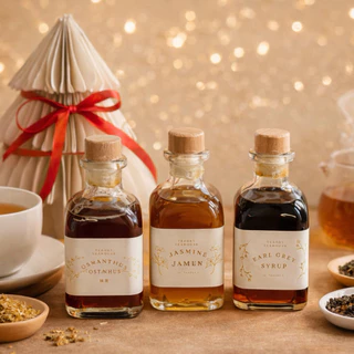 Syrup Tasting Set 3 ขวด 110 ml [earl grey, osmanthus, jasmine]