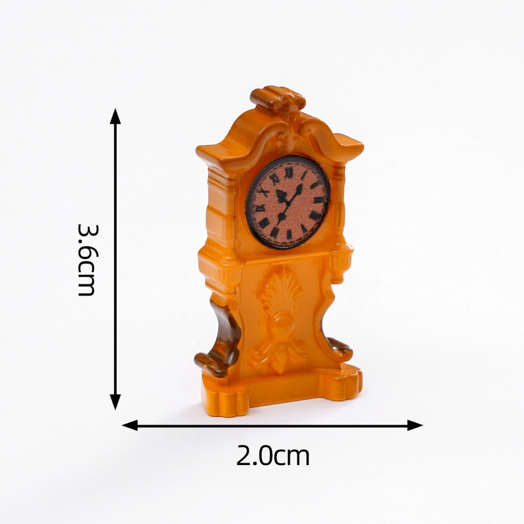 j673นาฬิกาปลุกแบบลูกตุ้มสไตล์คลาสสิกย้อนยุคของจิ๋ว - รูปที่ 4