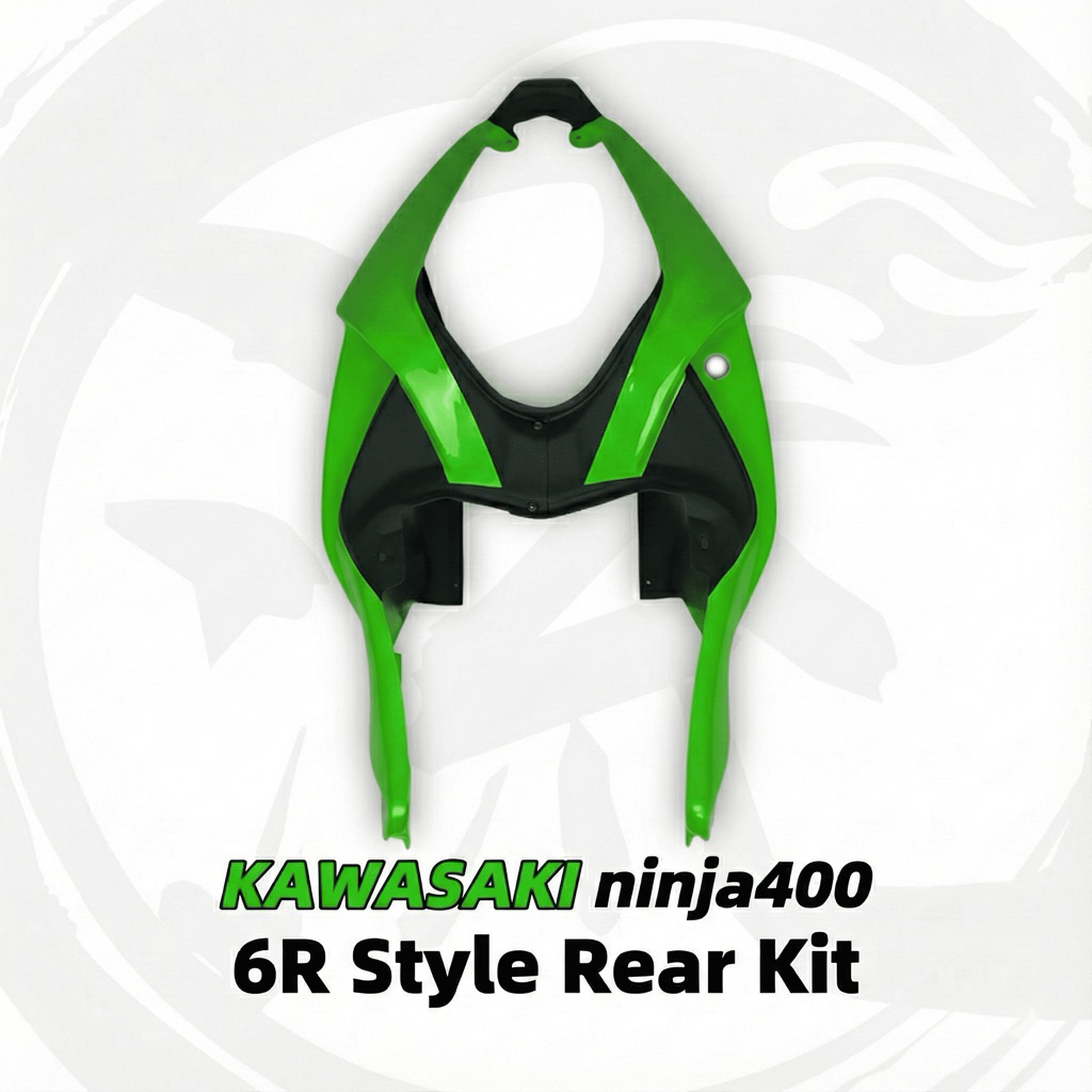 แฟริ่งท้าย Kawasaki Ninja 400 ทรง ZX6R ใส่ตรงรุ่น ไม่ต้องแปลง