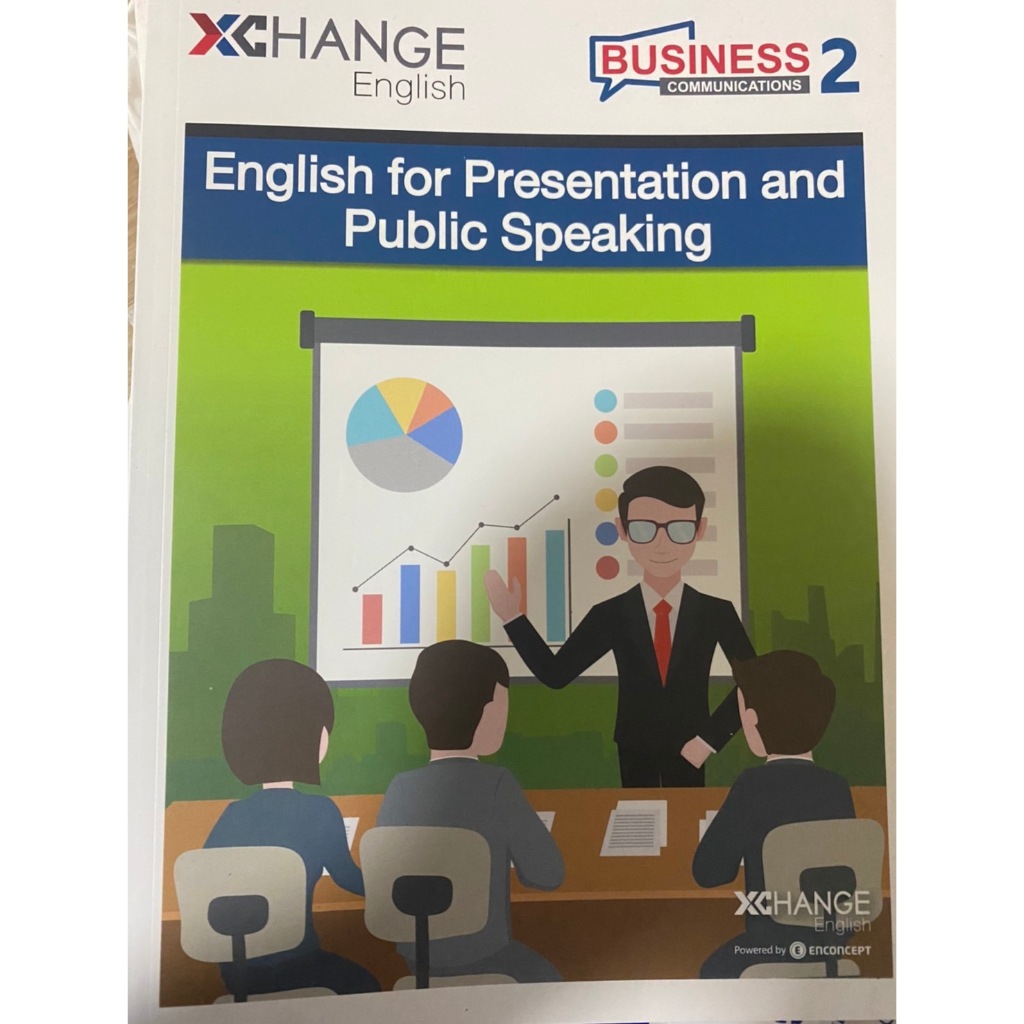 หนังสือ English for Presentation and Public Speaking - XCHANGE English (Enconcept) ภาษาอังกฤษเพื่อกา