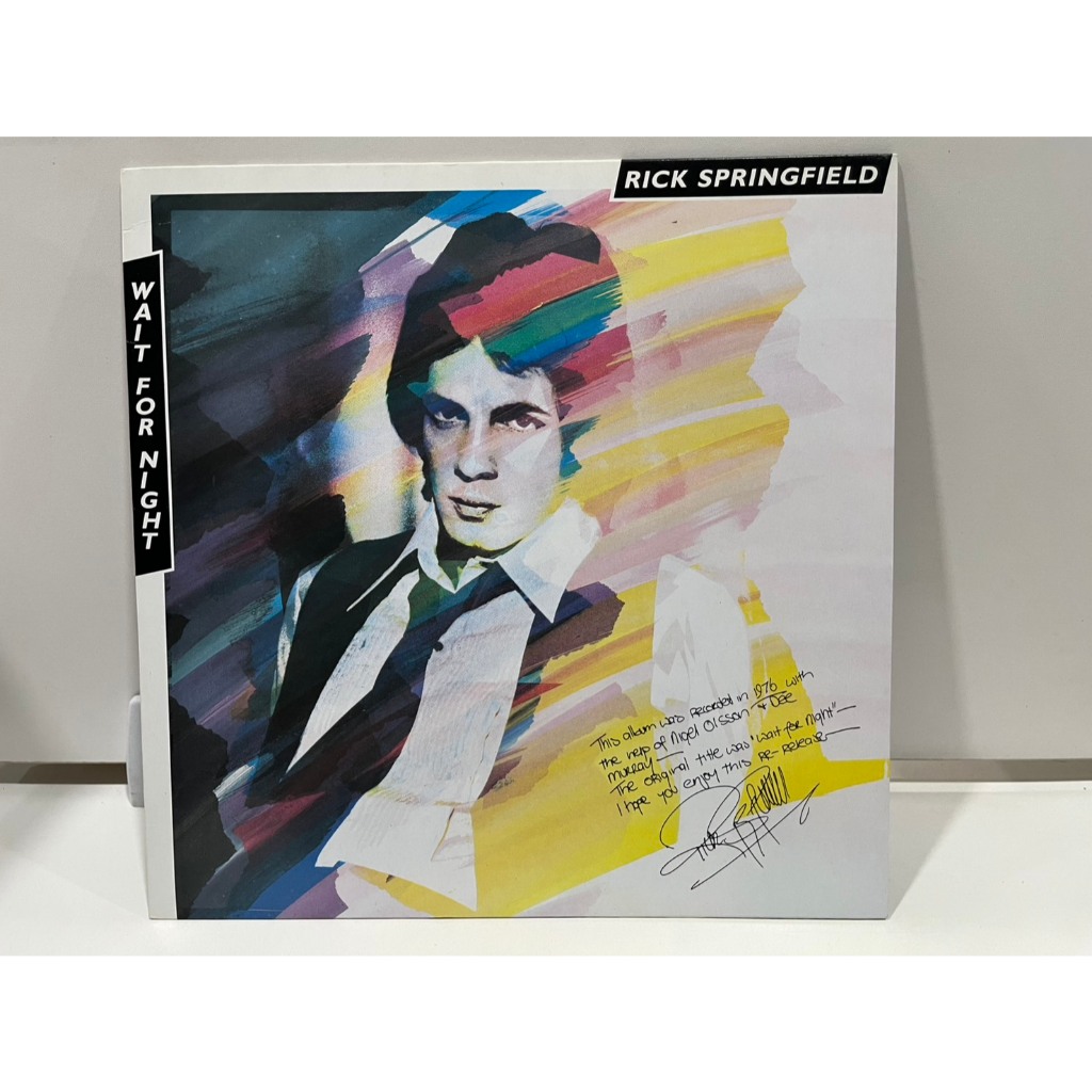 1LP Vinyl Records แผ่นเสียงไวนิล Rick Springfield – Wait For Night  (E8D43)
