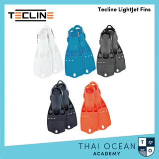 🐟 ฟินดำน้ำ TecLine Light Jet Fins ใส่สบายน้ำหนักเบา 🐟