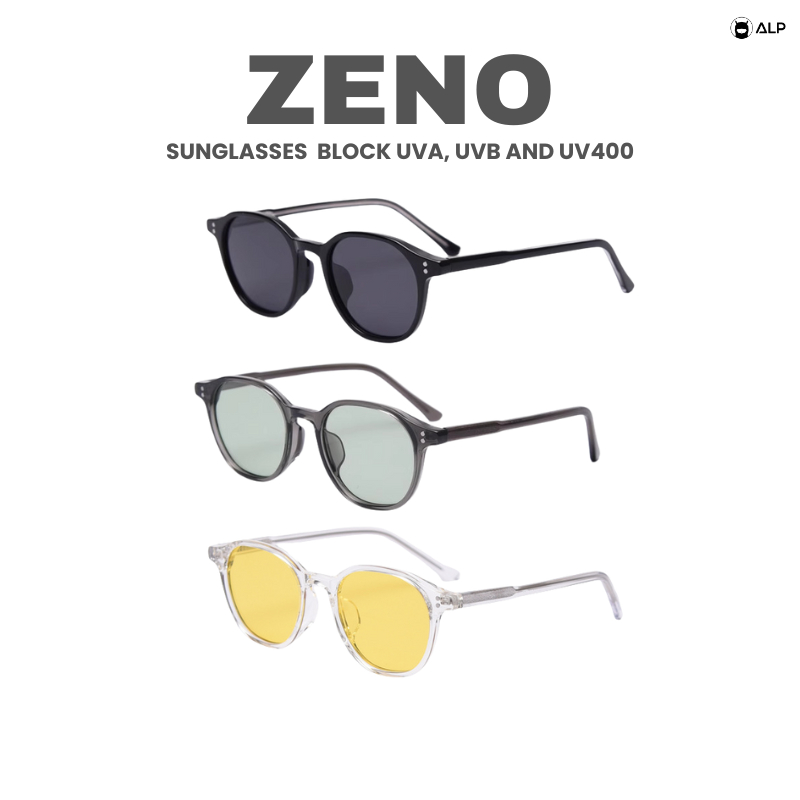 ALP Zeno แว่นกันแดด ทรงหยดน้ำ ป้องกันรังสีUVA/UVB/UV400 แว่นตาใส่ตอนกลางคืน ALP-SN0111
