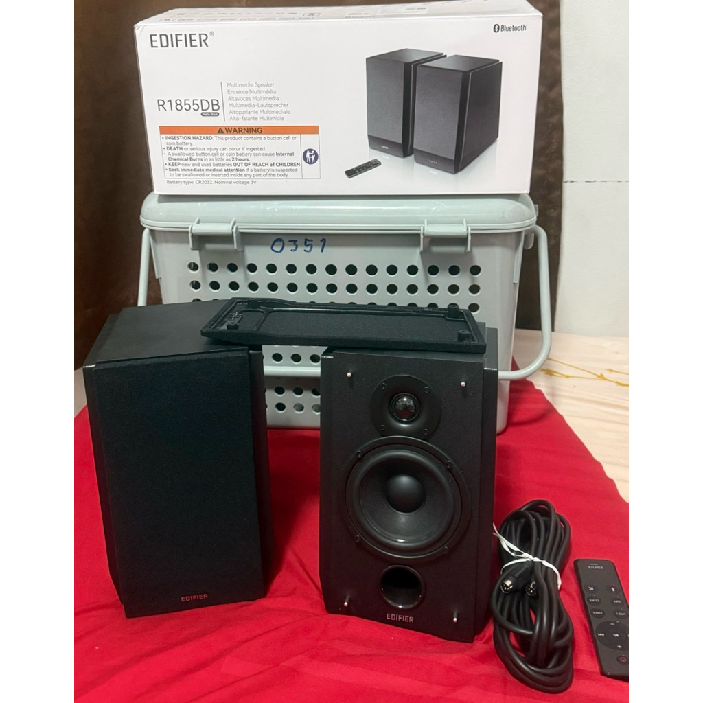 EDIFIER R1855DB พร้อมอุปกรณ์ มีช่องต่อSubwoofer
