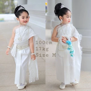 ชุดไทยเด็กรุ่น "แพรนวล" ~ AI Jung Clothes ชุดไทยเด็ก ชุดไทยใส่ออกงาน