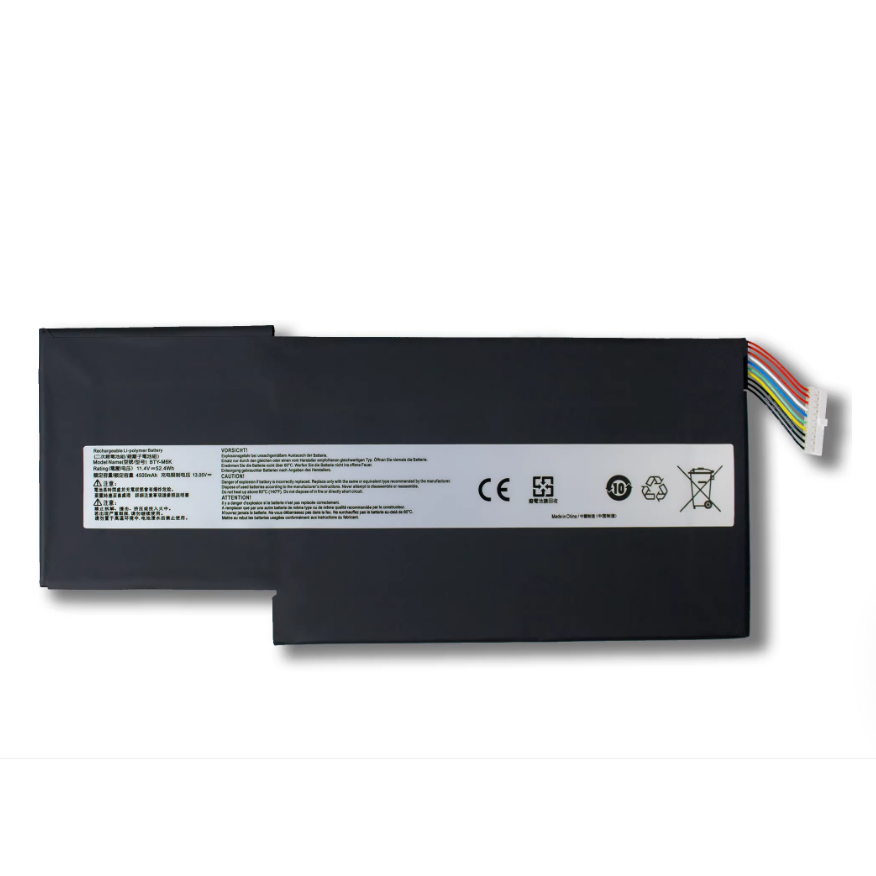 แบรนด์ใหม่สำหรับไมโครสตาร์ GS63VR GS73VR GS43VR MS-16K3 แบตเตอรี่แล็ปท็อป BTY-M6K