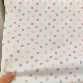 ผ้า cotton 100% หน้ากว้าง 64“(160cm.) วัดครั้งละ 1/2 เมตร ตัดยาวต่อเนื่องได้ พร้อมส่ง