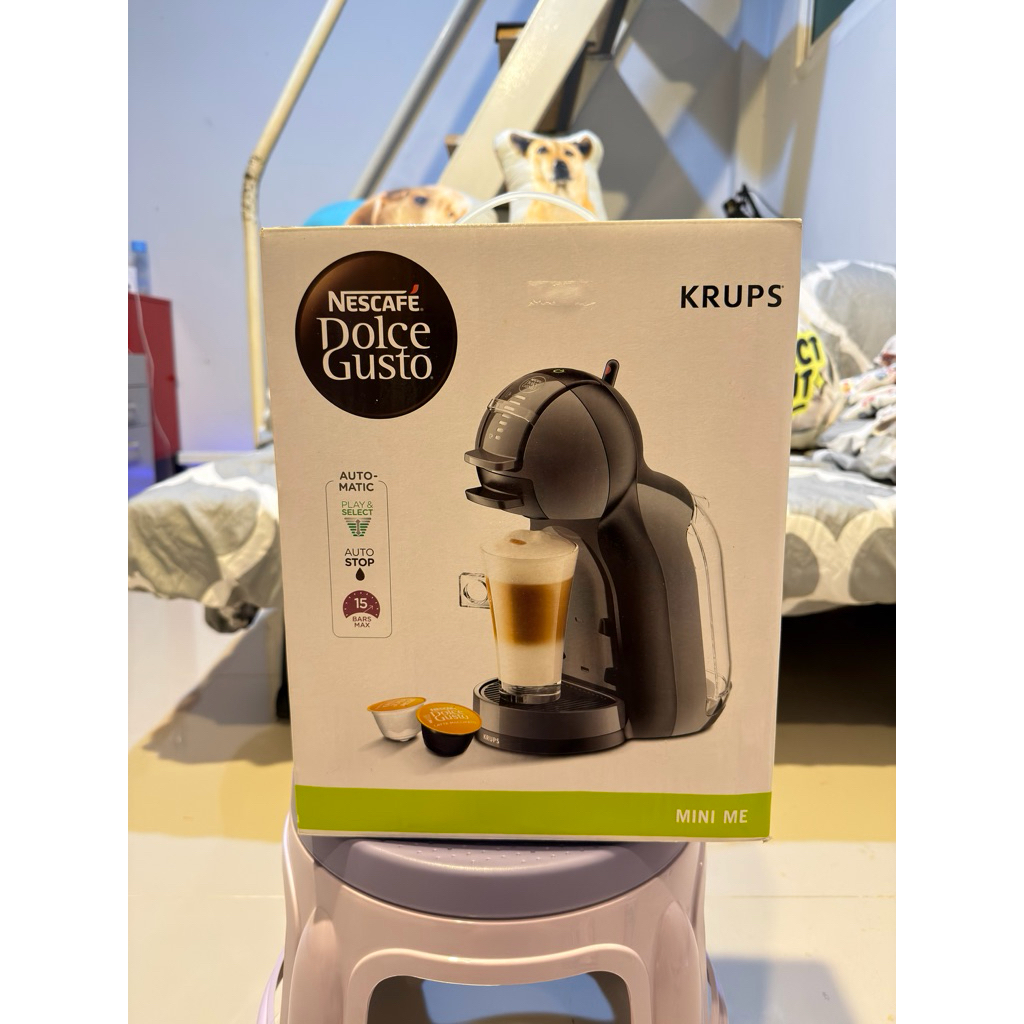 KRUPS เครื่องชงกาแฟแคปซูล Nescafe Dulce Gusto Mini Me รุ่น KP120866 (สีดำ)