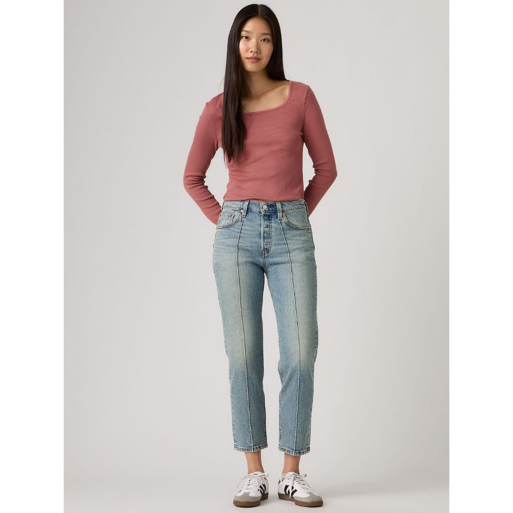 กางเกงยีนส์ผู้หญิง Levi's® Women's 501® Original Cropped Jeans