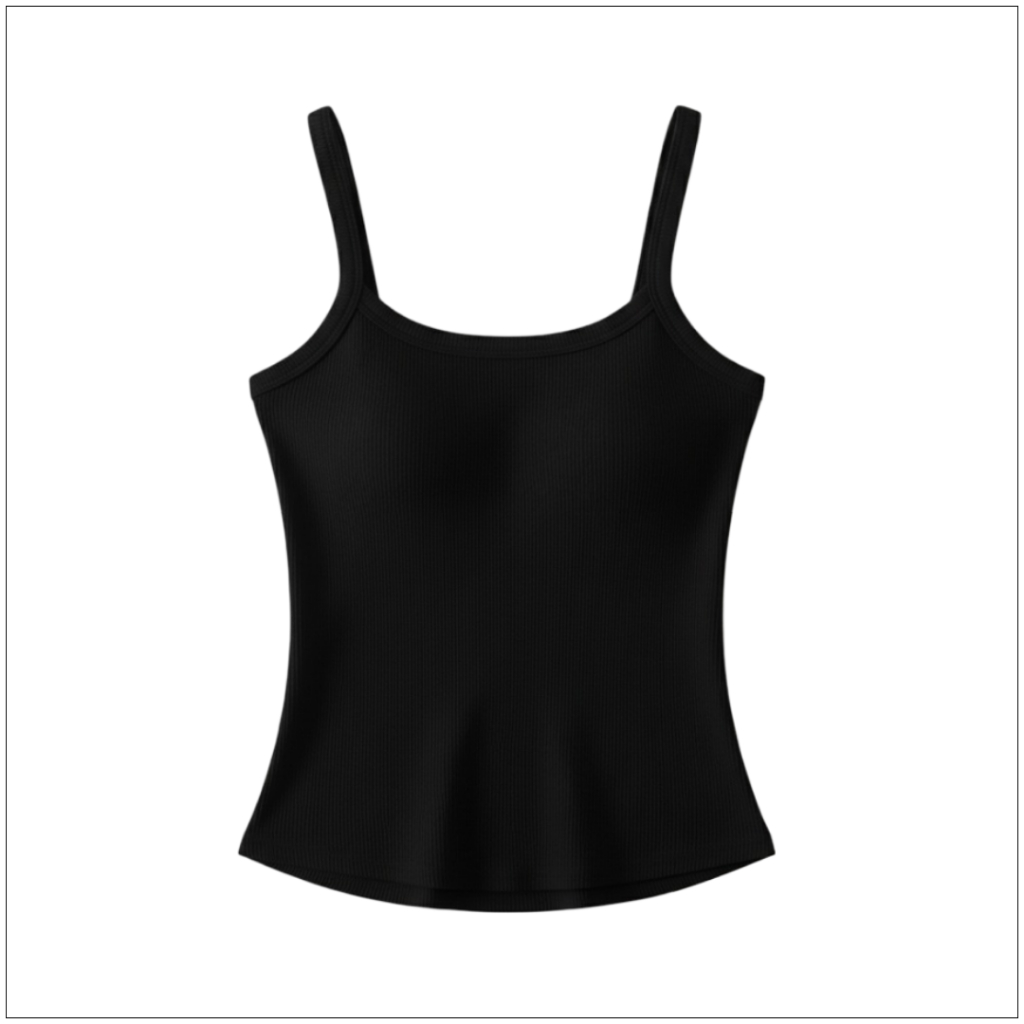 TOPLIST (N1087) เสื้อกล้ามสายเดี่ยวสีพื้น สไตล์เกาหลี พร้อมฟองน้ำในตัว ใส่สบาย ราคา ถูกที่สุด ดีลบีเคเค แกลเลอรีภาพที่ 5