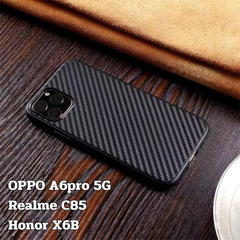 เคส โทรศัพท์ TPU เคฟล่า สำหรับรุ่น OPPO A6pro 5G / Realme C85 / Honor X6B พร้อมส่ง ทุกรุ่น 101