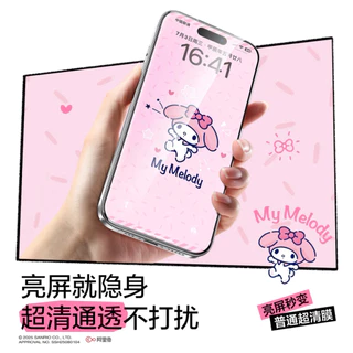 [พรีออเดอร์] ฟิล์มติดมือถือไอโฟน sanrio characters ลิขสิทธ์แท้