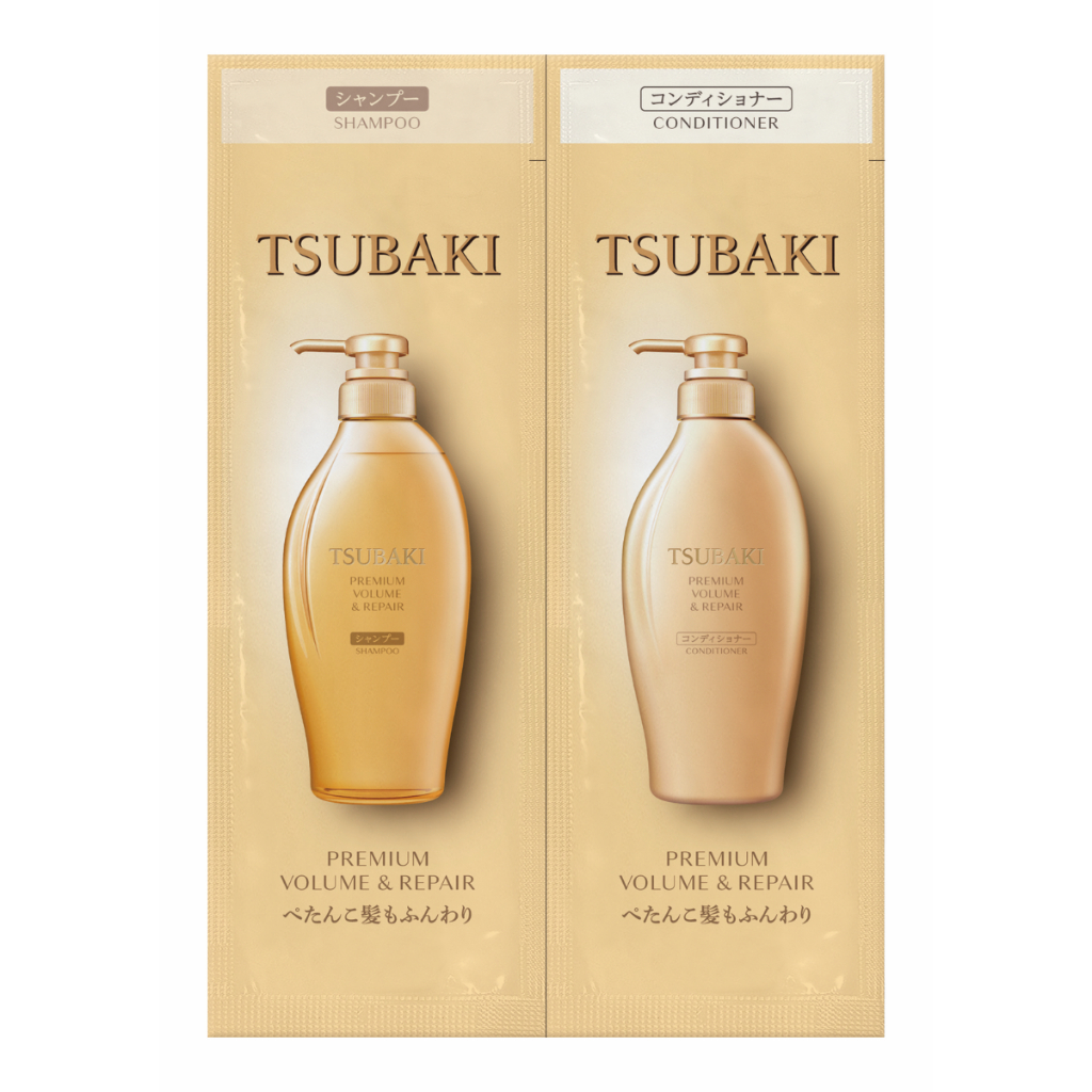 [ของแถมไซส์ทดลอง งดจำหน่าย] TSUBAKI ซึบากิ พรีเมียม วอลลุ่ม แอนด์ รีแพร์ แบบซอง 10ml