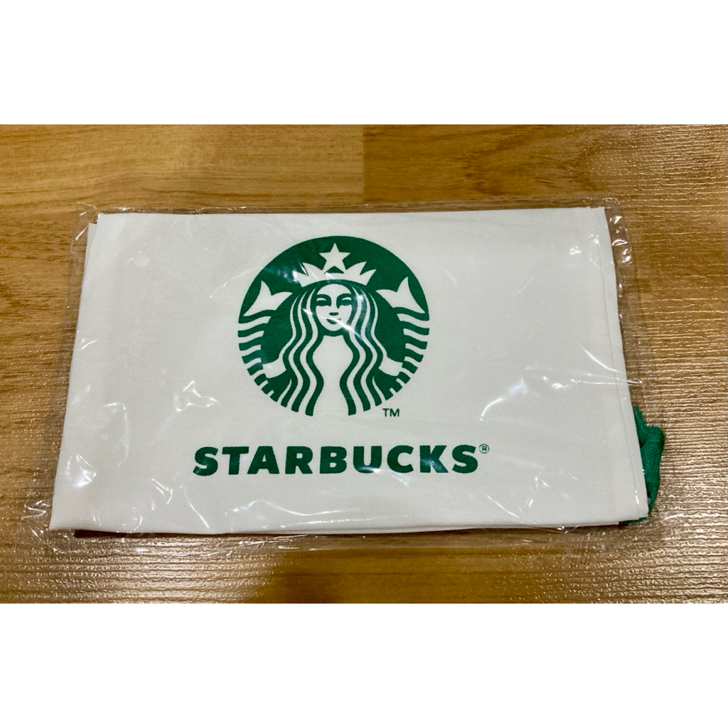 STARBUCKS® ถุงผ้าใส่แก้ว แท้จากช็อปสตาร์บัคส์ รุ่น PP-ECOM LONG WHITE MERCH BAG ขนาด กว้าง 19 ซม. x 