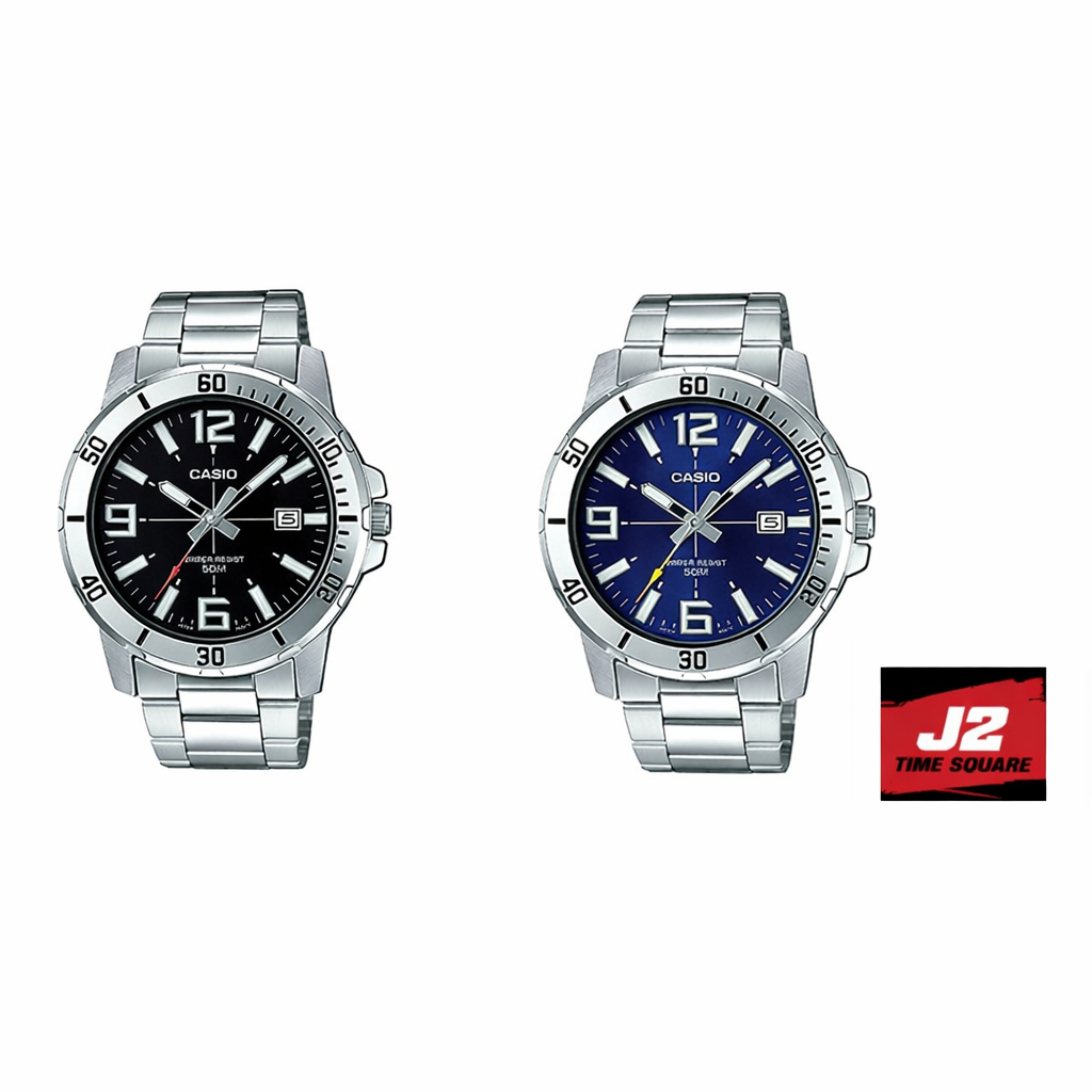 นาฬิกา CASIO รุ่น MTP-VD01D MTP-VD01D-1B MTP-VD01D-2B พร้อมรับประกัน 1 ปี