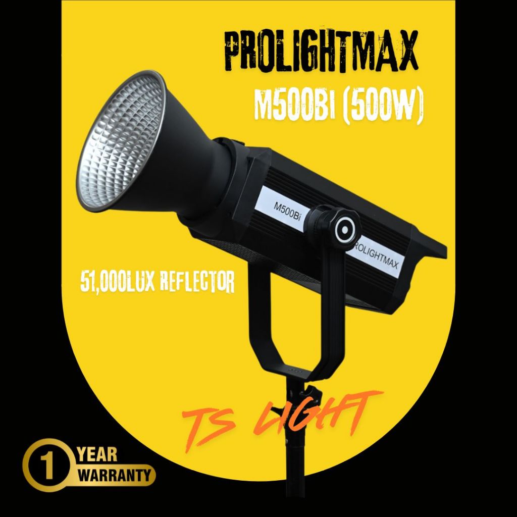 ไฟต่อเนื่อง PROLIGHTMAX M500Bi [500W] สินค้ารับประกัน 1 ปี [สต็อคไทยพร้อมส่ง]