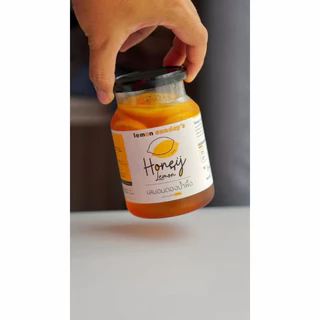 [แพค 2 ขวดใหญ่] เลมอนดองน้ำผึ้งแท้ 100% Lemon Sunday's เข้มข้น ไม่ผสมน้ำตาล 550 ml