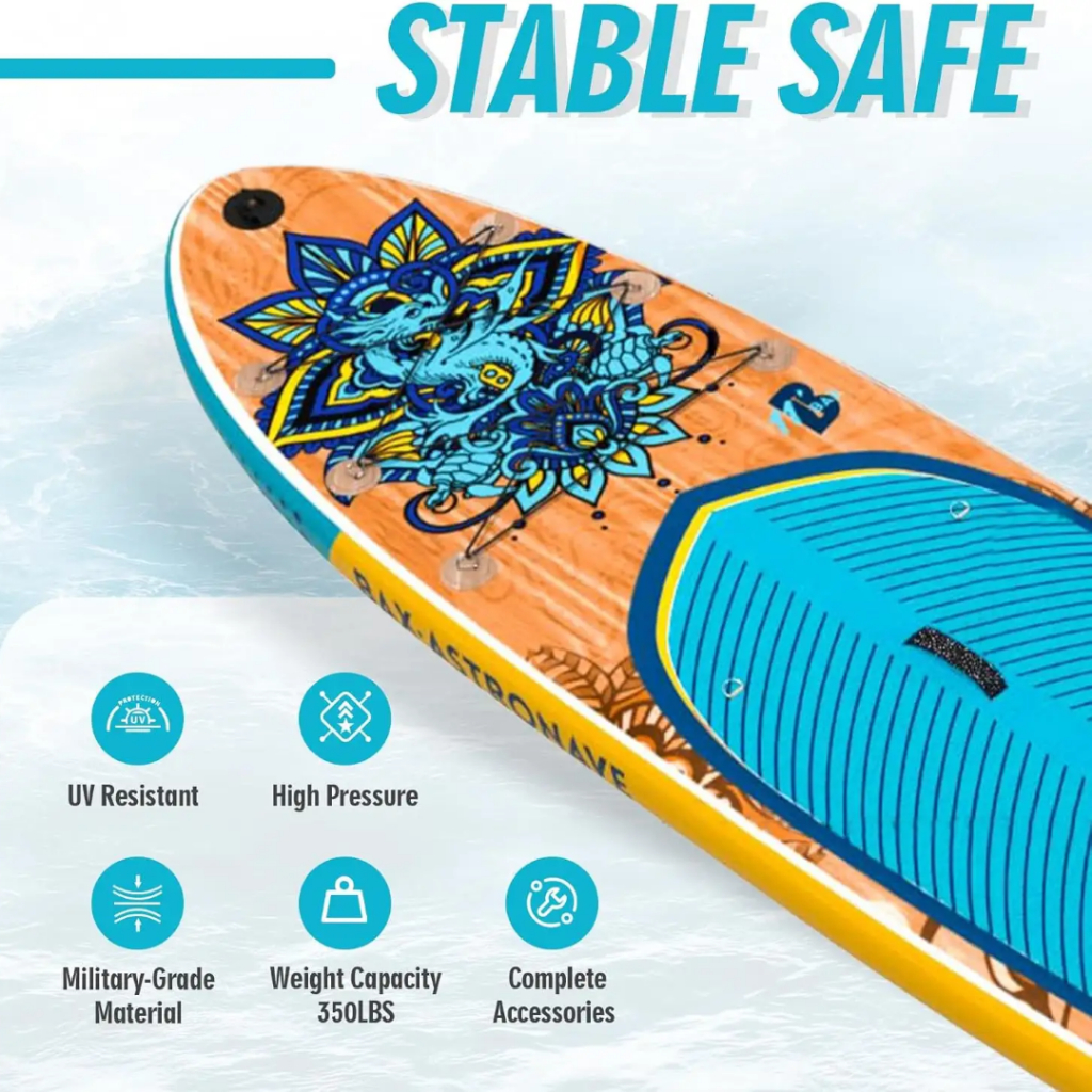 แพดเดิลบอร์ด กระดาน SUP แบบเป่าลม BAX ASTRONAVE 11 ฟุต Inflatable SUP Board BAX ASTRONAVE 11 ft Padd