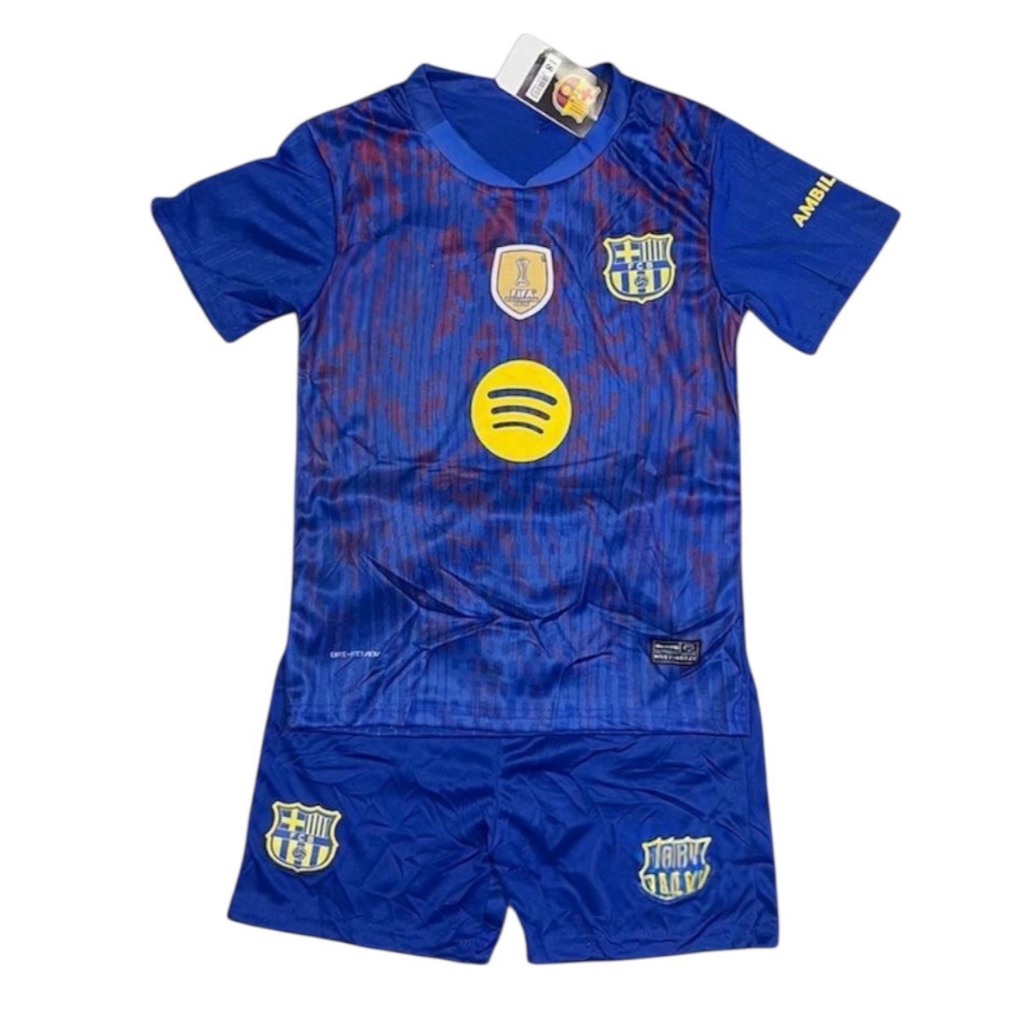 เสื้อกีฬา ชุดฟุตบอลของเด็ก ทีมดัง  เสื้อกีฬาตัวใหม่ เสื้อพร้อมกางเกง เนื้อผ้าโพลีเอสเตอร์ - รูปที่ 3