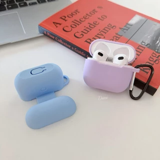 สินค้าใหม่เข้าศาลากาล เคสหูฟัง Airpods4 เคสAirPods 1 สีพื้น พาสเทล เคสหูฟังซิลิโคน Airpods3 pro gen2 gen3 J201 J206 EW46