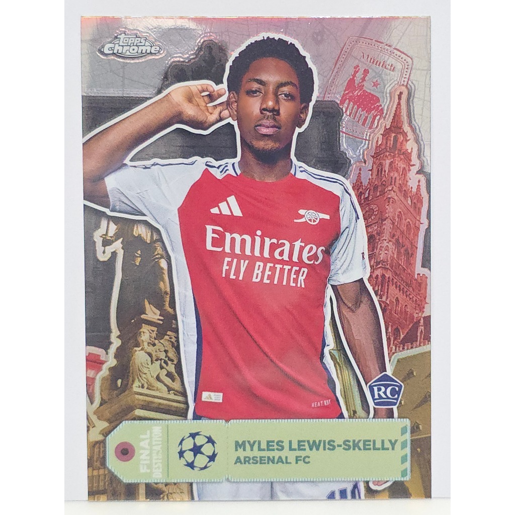 การ์ดฟุตบอล Myles Lewis-skelly (Final Destination) ของแท้100% ภาพถ่ายจากสินค้าจริง