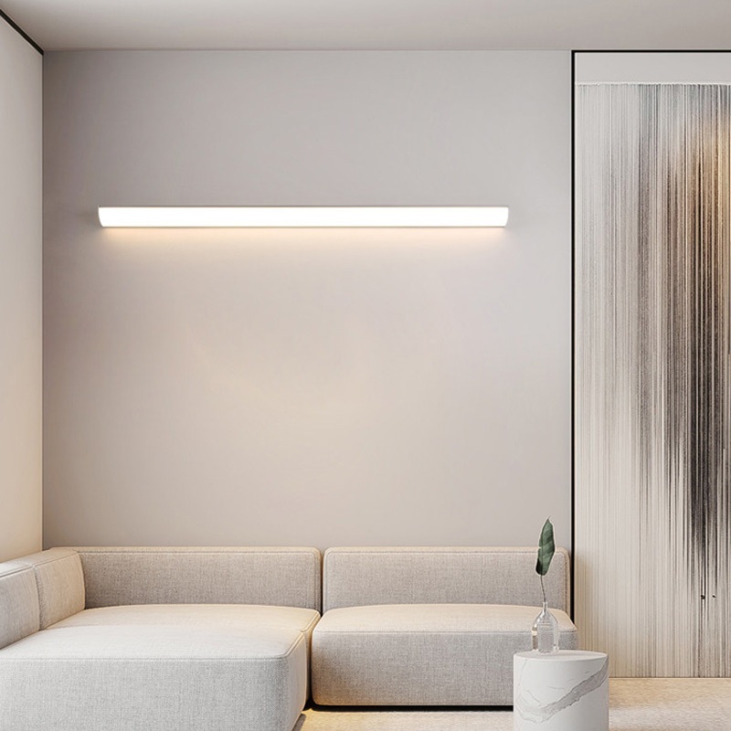 【JuMei】โคมไฟติดผนังภายนอกอาคารแบบยาวสว่างเป็นพิเศษ เหมาะสำหรับทางเดิน บันได ลานบ้าน ทางเข้า โคมไฟระเบียง LED กันน้ำ และต - รูปที่ 5