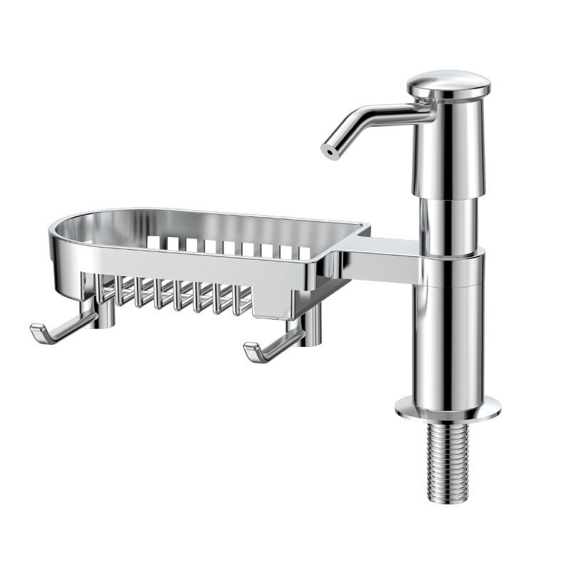 ตู้ทำสบู่กดเครื่องจ่ายสบู่อ่างล้างจานพร้อมหลอดขยาย, เคาน์เตอร์ประหยัดพื้นที่หมุนได้พร้อมถาดเบ็ดการกดปล่อยของเหลว - รูปที่ 7