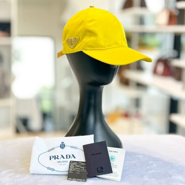 Authentic Prada nylon cap