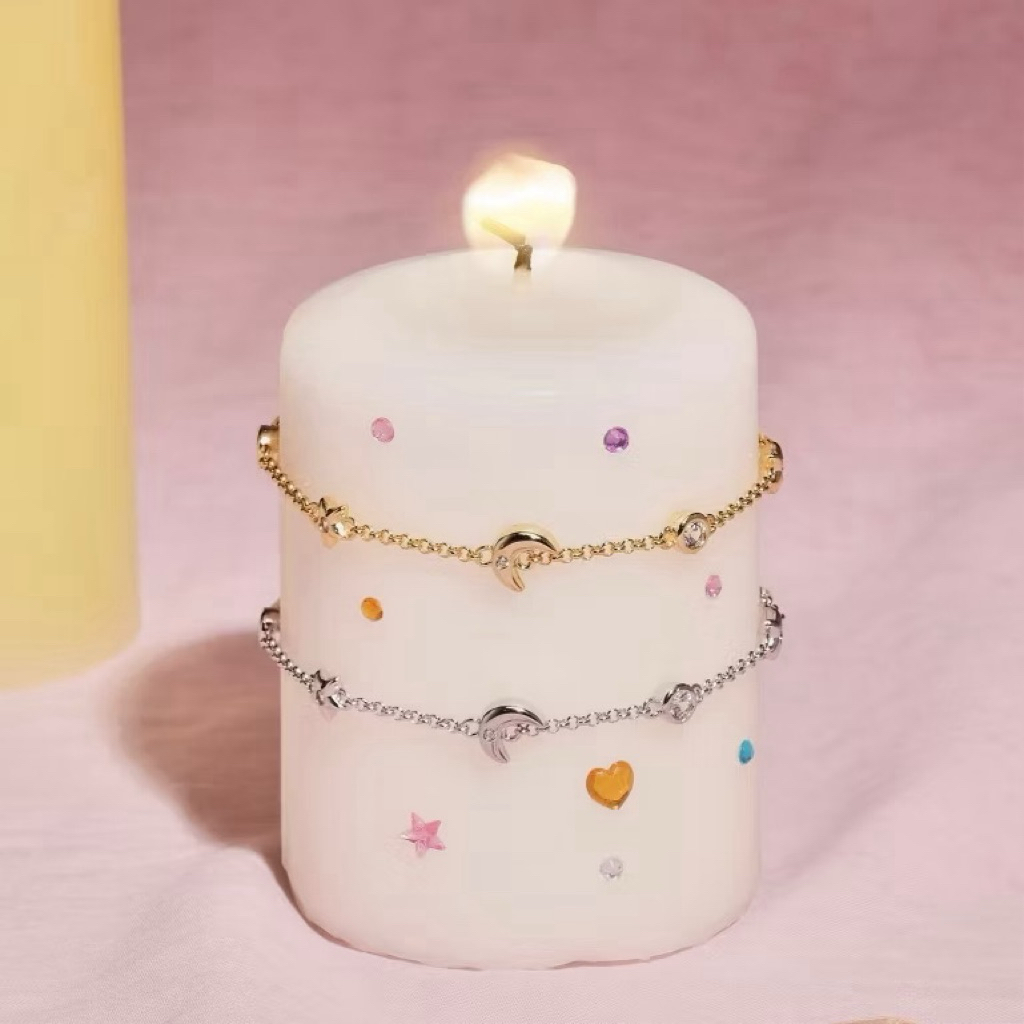 (ส่งต่อของใหม่) YVIS Tooth Fairy Brass Bracelet - Bedtime Story สีทอง + แถมฟรี YVIS POUCH ถุงใส่เครื