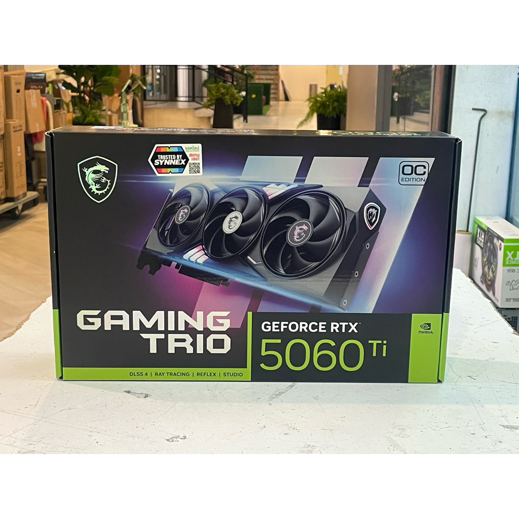 VGA MSI RTX5060Ti 16GB Gaming Trio OC เป็นสินค้าใหม่