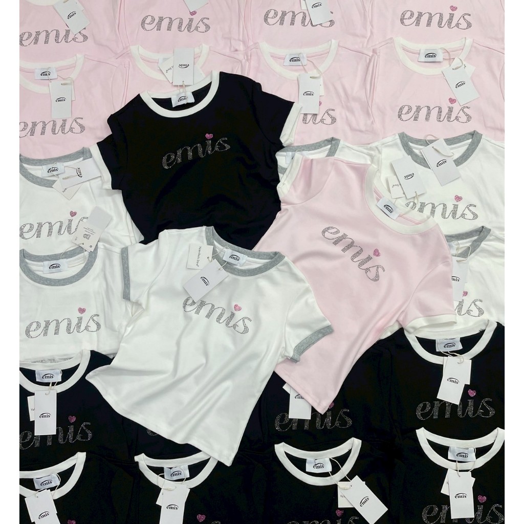 VALEN Emis baby tee เสื้อยืดเบบี้ทีแบรนด์ดังเกาหลี