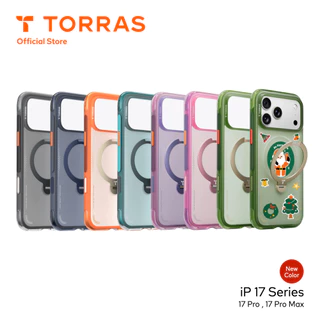 TORRAS เคสกันกระแทก Ostand Spin Air Series ใช้สำหรับ iPhone 17 / 17 Pro / 17 Pro Max ขาตั้งหมุนได้ 360