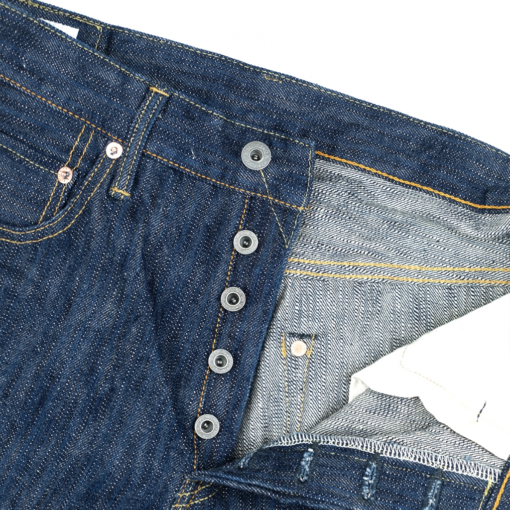 กางเกงยีนส์ ONI DENIM ONI-270-KASE 16oz Natural Indigo New Regular Straight - รูปที่ 2