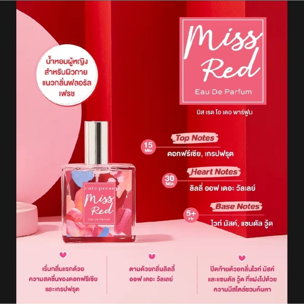 0 Cute Press I'm Just Me EDP 35ml คิวท์เพรส น้ำหอมสำหรับผิวกาย - รูปที่ 3