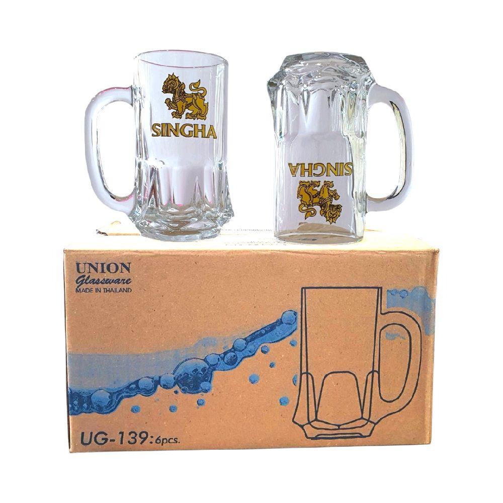 แก้วเบียร์มีหู UG-139 ขนาด 290 ml ยี่ห้อ UNION GLASS