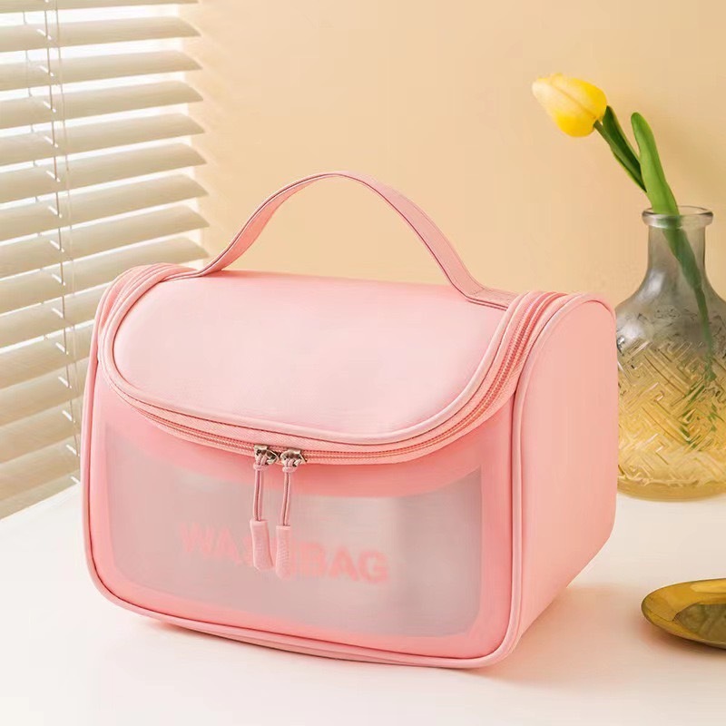 A069 กระเป๋าเครื่องสำอางค์ ขนาดพกพา กระเป๋ากันน้ำ กระเป๋าใส่อุปกรณ์อาบน้ำ ขนาดใหญ่