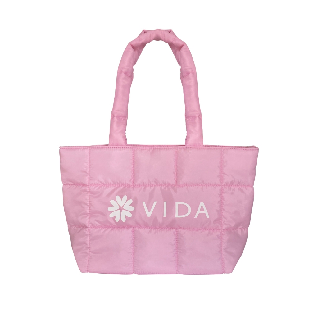 [VIDA] วีด้า กระเป๋าพัฟฟี (Puffy Bag) สีชมพู