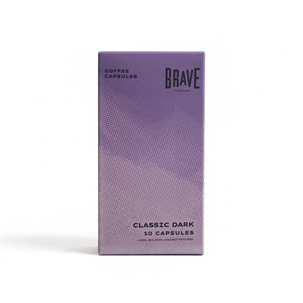 กาแฟ แคปซูล Brave Coffee Capsule Classic Dark Espresso (Box)