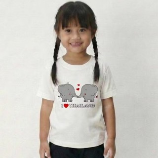 เสื้อยืดเด็ก เสื้อช้าง เสื้อไทยแลนท์ งานสกรีน ผ้าCotton100% …