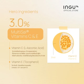 INGU Vitamin C AOX Glowing Serum 30ml อิงกุ เซรั่มวิตามินซี