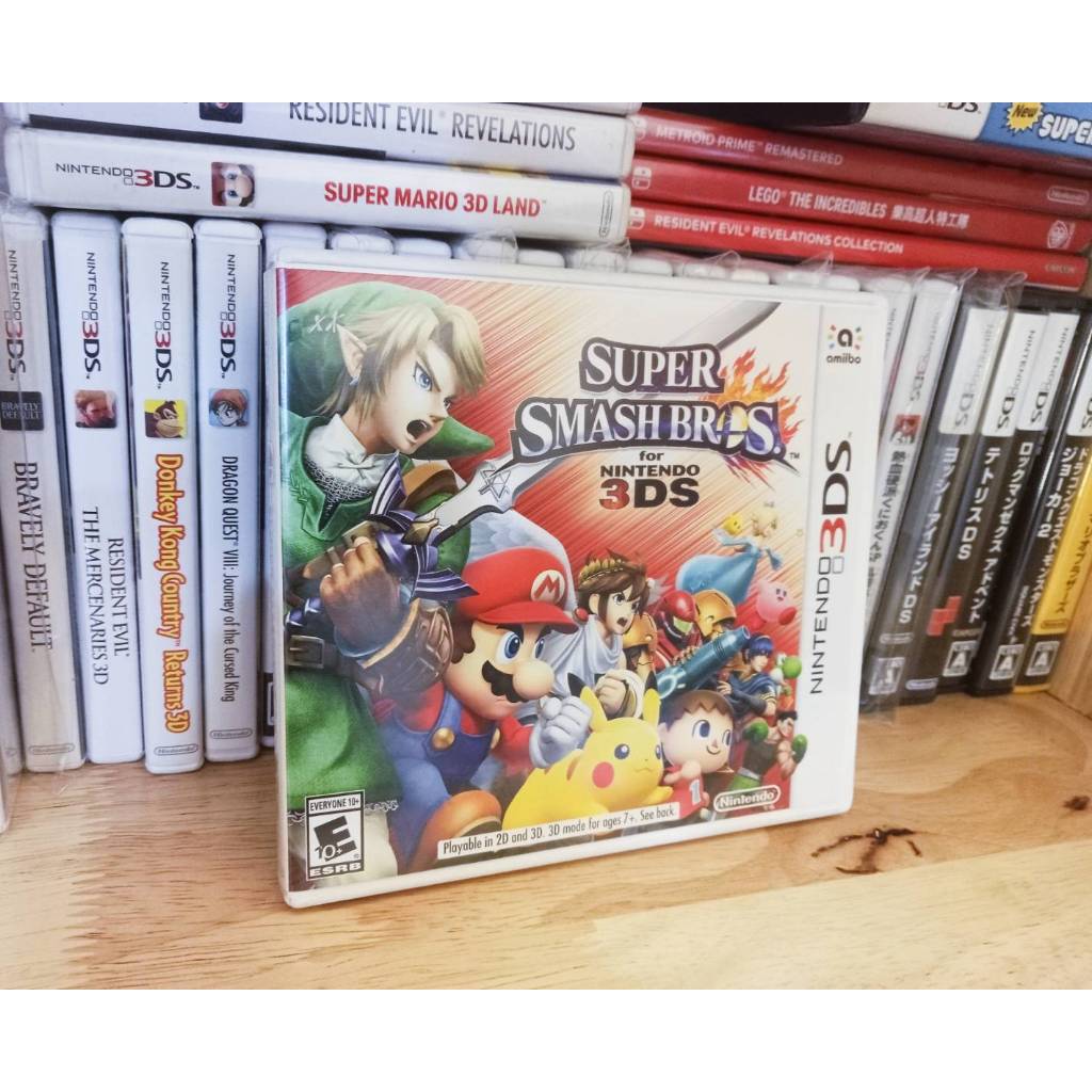 ตลับแท้ Nintendo 3DS:Super Smash Bros for Nintendo 3DS | เกมต่อสู้แบบครอสโอเวอร์จากหลายเกม ซัดกันมันส์ นัวๆ ของ nintendo