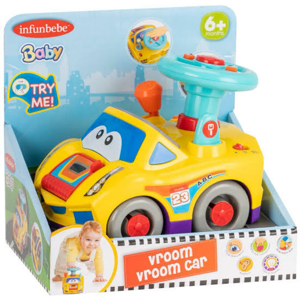 รถของเล่นเด็ก Infunbebe Vroom Vroom Car มือสองสภาพดี