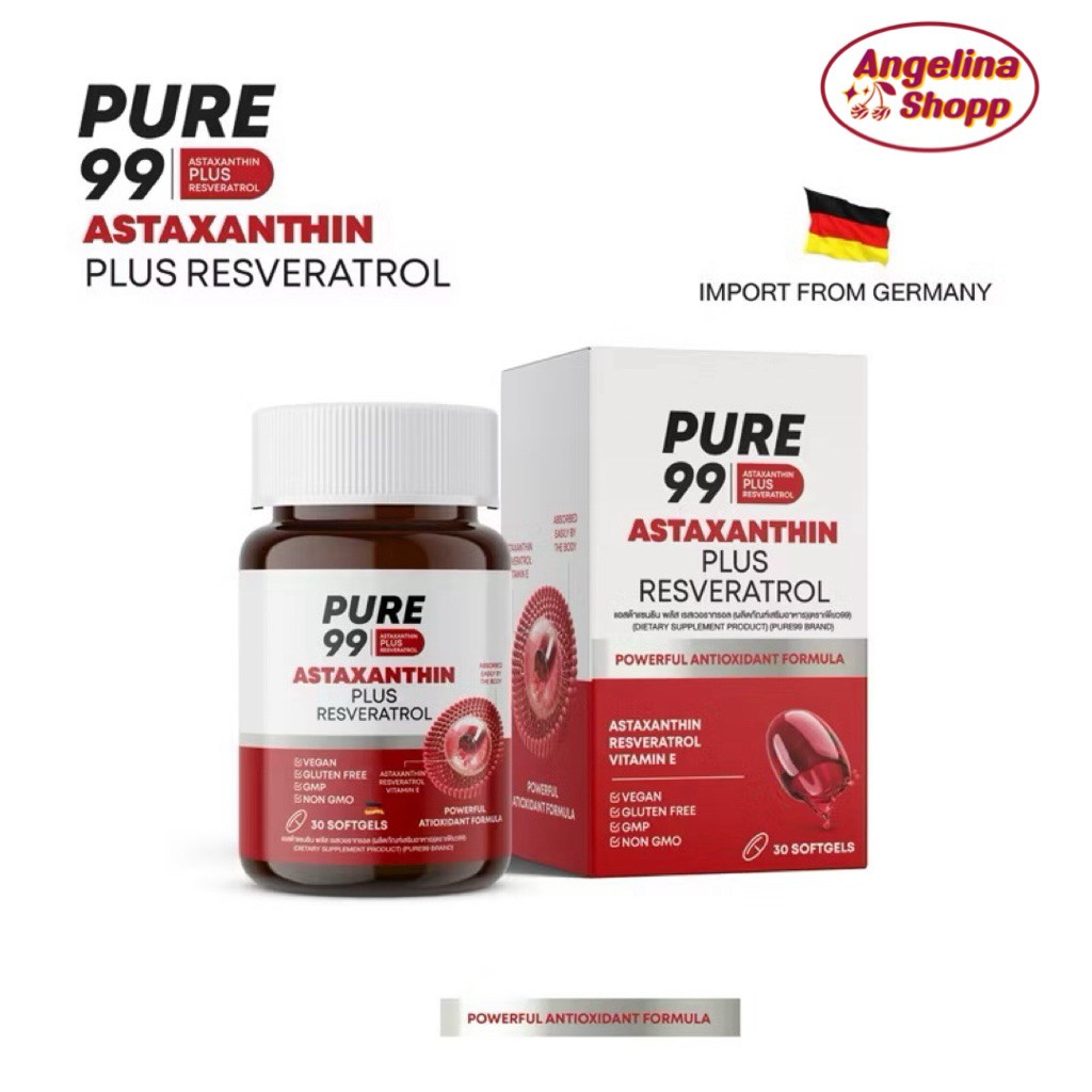 Pure99 Astaxanthin Plus Resveratrol