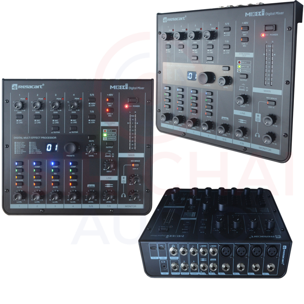 DIGITALMIXER มิกเซอร์ดิจิตอล Relacart รุ่น MIXX8.6