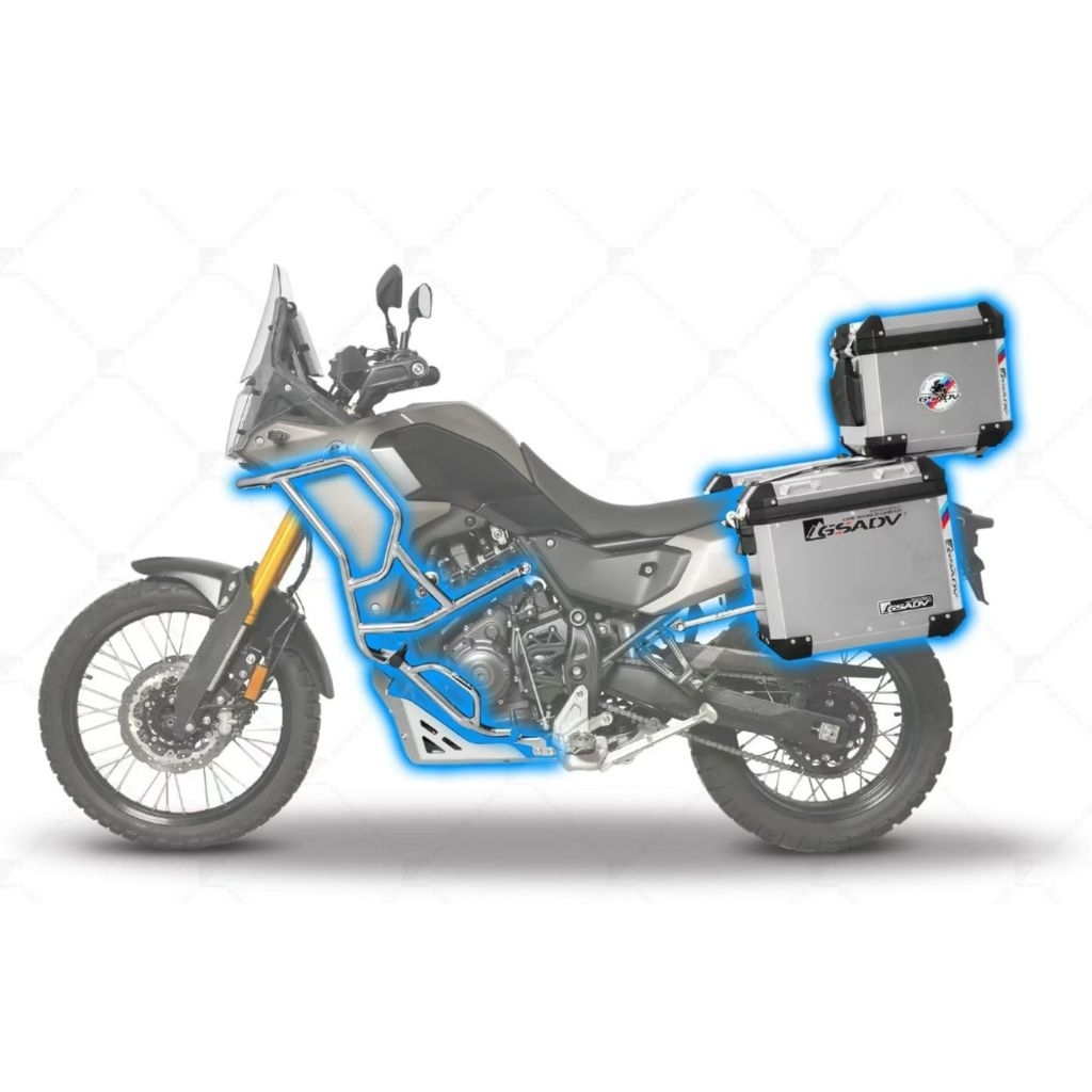 YAMAHA TENERE700 ปิ๊บGSADV ปิ๊บข้างT700 กล่องข้างT700 ปิ๊บT700 ปิ๊บหลังT700 กล่องหลังT700 แคชบาร์T70