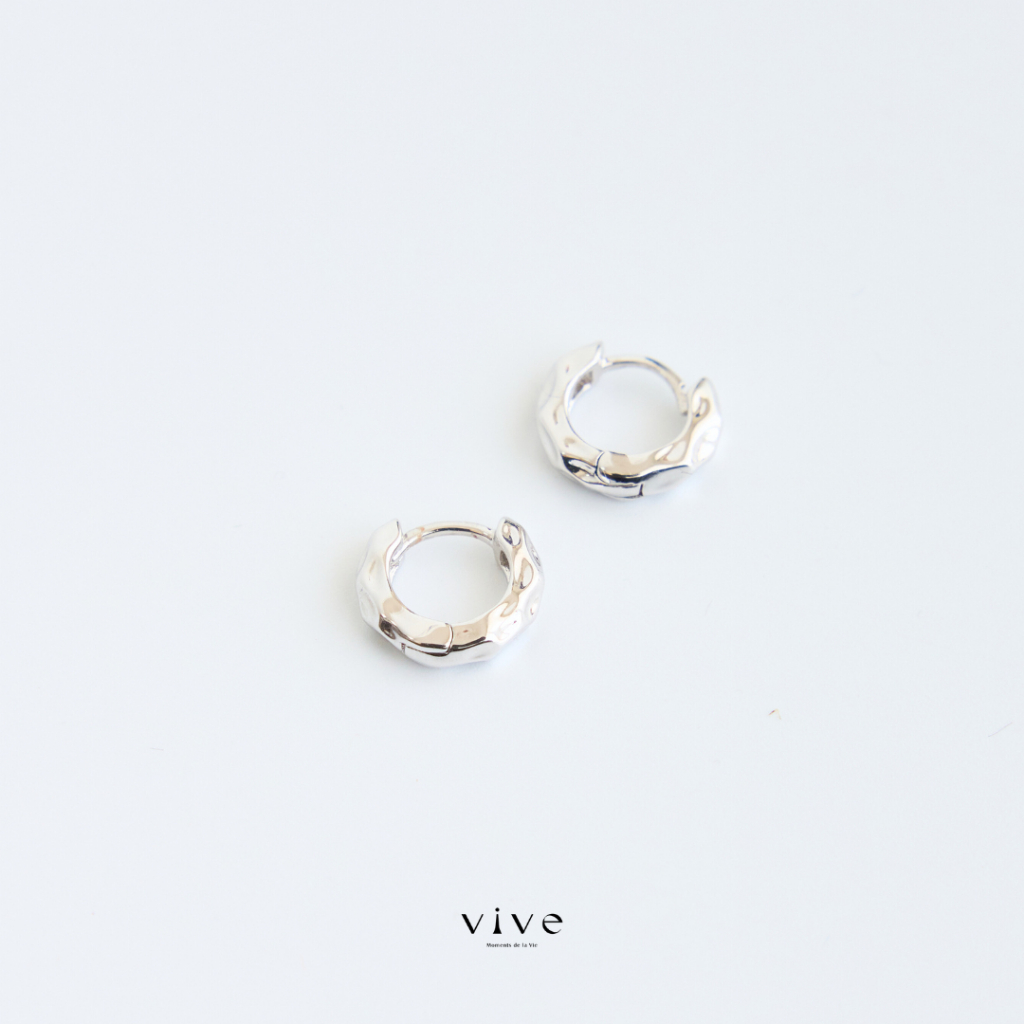Vive - Classic Earrings (White Gold / Gold)