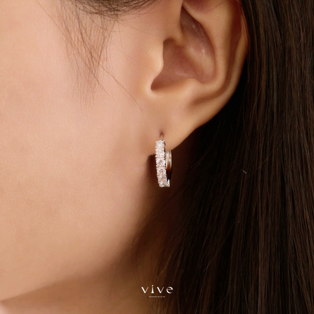 Vive - La Chance Earrings (White Gold / Gold)